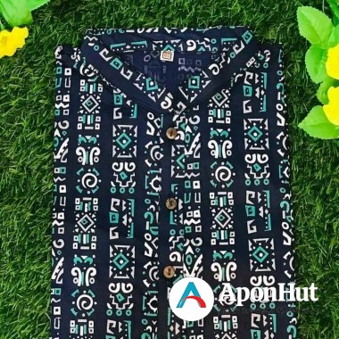 Batik suty print panjabi