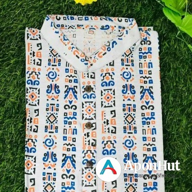 Batik suty print panjabi