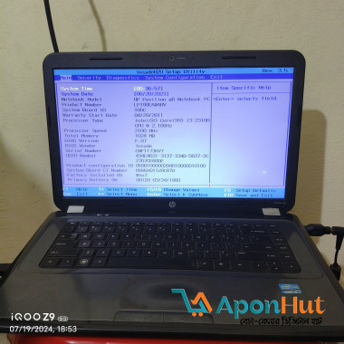 HP Pavilion G6 consumer series Laptop ল্যাপটপ সেল হবে।