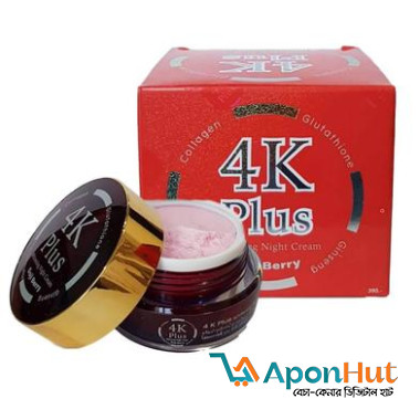 4K PLUS Whitening Night Cream 5x (20gm)