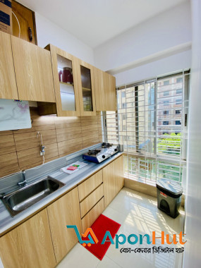 বসুন্ধরা আর/এ তে ২ বেডরুম (সুসজ্জিত ) সার্ভিসড অ্যাপার্টমেন্ট ভাড়া দেওয়া হবে