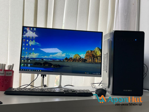 Used Intel Core i7 860, RAM 8GB, 4GB GRAPHICS, SSD 120GB With i-Pro 22" Borderless Monitor