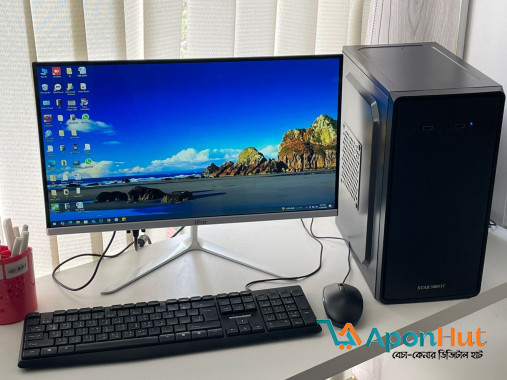 Used Intel Core i7 860, RAM 8GB, 4GB GRAPHICS, SSD 120GB With i-Pro 22" Borderless Monitor