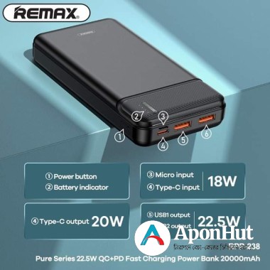 Remax Power Bank 20000mah Price in BD