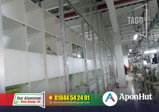 Office Thai Glass Patision  Cutting Wall Glass
