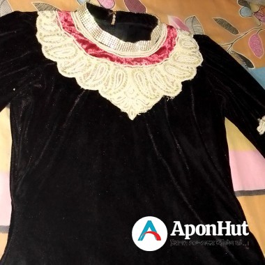 Velvet Party Grawn Dress