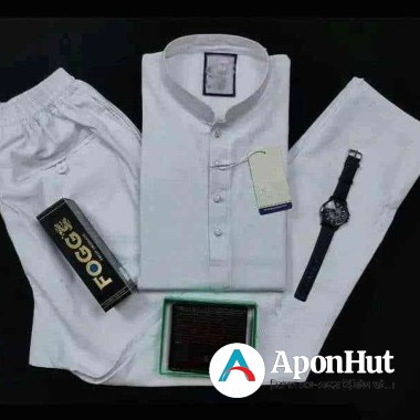 Full package e thakche cotton panjabi