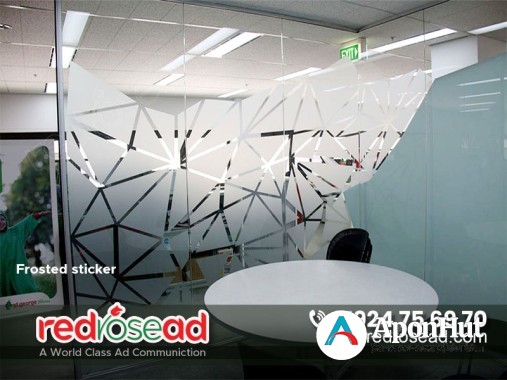 Office Glass Sticker Price in Bangladesh.