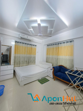 Rent Furnished 1BHK Apartment for a Premium Experience in Bashundhara R/A.
