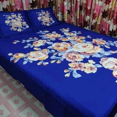 Double Size 100% Cotton Bed sheet