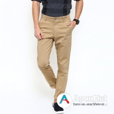 Slim-Fit Chino Gabardine Pants