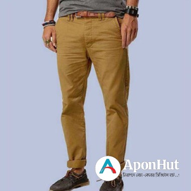 Slim-Fit Chino Gabardine Pants