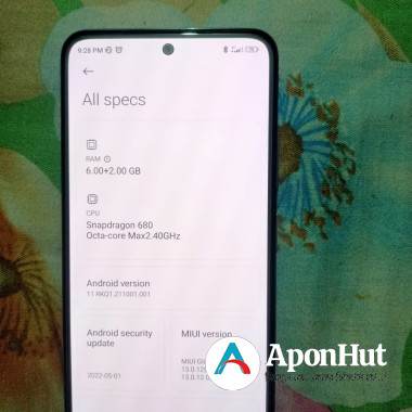 Xiaomi Redmi note 11 6/128 Used Phone