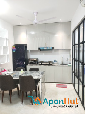 Rent Furnished two-bedroom Flat for a Comfortable Stay in Baridhara.