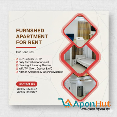 Luxury 2-Bedroom Serviced Apartment for Rent in Bashundhara R/A – Short & Long-Term Stay