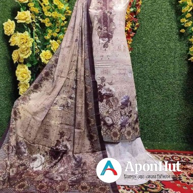অরগ্যান্ডি লোন থ্রি পিস