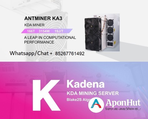 offer sale Bitmain Antminer KA3 166T 3154w