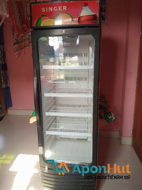 Singer ২৫০ লিটার ডাবল গ্লাস ডোর ডিপ ফ্রিজ বিক্রয় – ৬০% বিদ্যুৎ সাশ্রয়ী