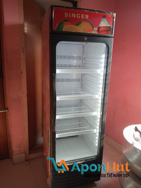 Singer ২৫০ লিটার ডাবল গ্লাস ডোর ডিপ ফ্রিজ বিক্রয় – ৬০% বিদ্যুৎ সাশ্রয়ী