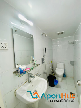 2-Room Furnished Apartments Rent in Bashundhara R/A