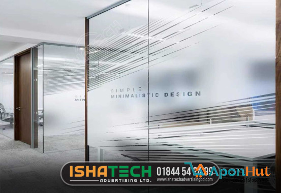 Thai glass sticker for Corporate Office.