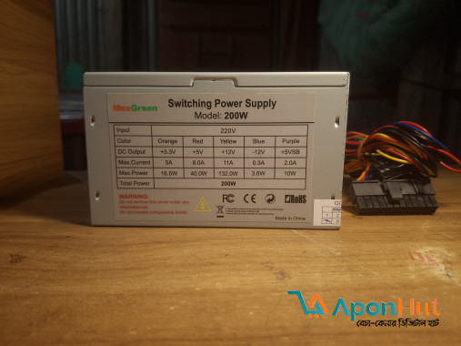 MaxGreen 200w power supply(Brand new)