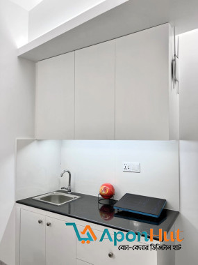 Rent A Cozy Fully Furnished Two Room Apartment in Bashundhara R/A.