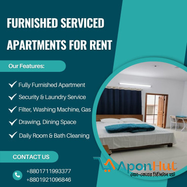 3Bed Room Serviced Apartment RENT in Bashundhara R/A.