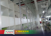 Office Thai Glass Patision  Cutting Wall Glass