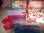 নতুন দোকানের ইনটেক প্লাস্টিক কন্টেইনার সেট | একদম আনইউজড | পাইকারি ও খুচরা