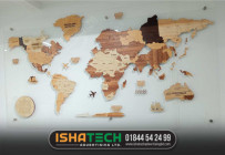 Acrylic Letter World Map.
