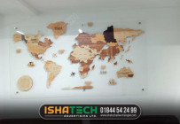 Acrylic Letter World Map.