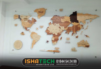 Acrylic Letter World Map.