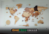 Acrylic Letter World Map.