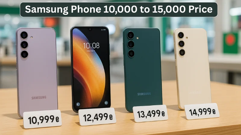 Samsung Phone 10,000 to 15,000 Price in Bangladesh (2025) Samsung Phone 10,000 to 15,000 Price in Bangladesh (2025)