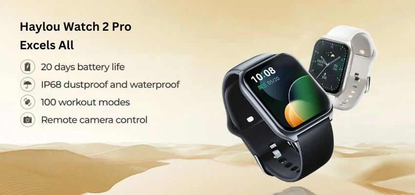 Haylou Watch 2 Pro Smart Watch with HD Display and Fitness Tracking