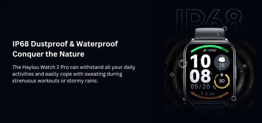 Haylou Watch 2 Pro Smart Watch with HD Display and Fitness Tracking