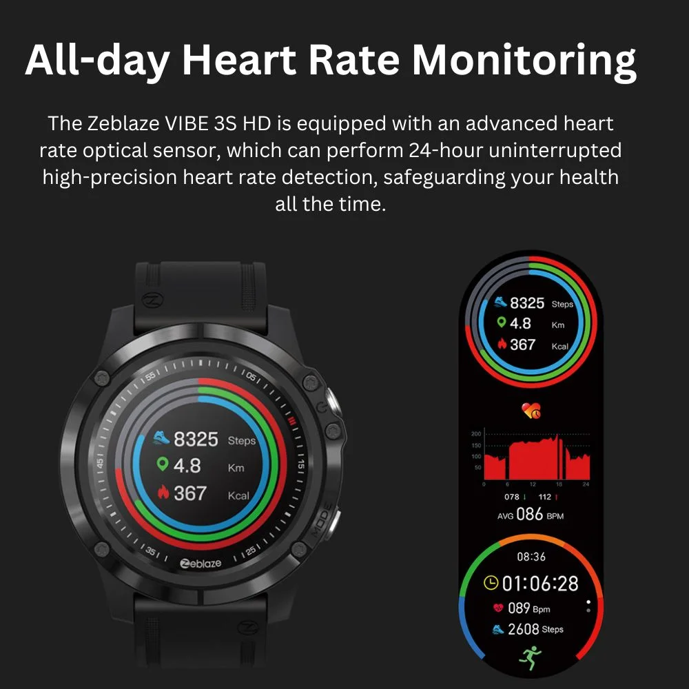 Zeblaze Vibe 3S HD Smart Watch Price in Bangladesh