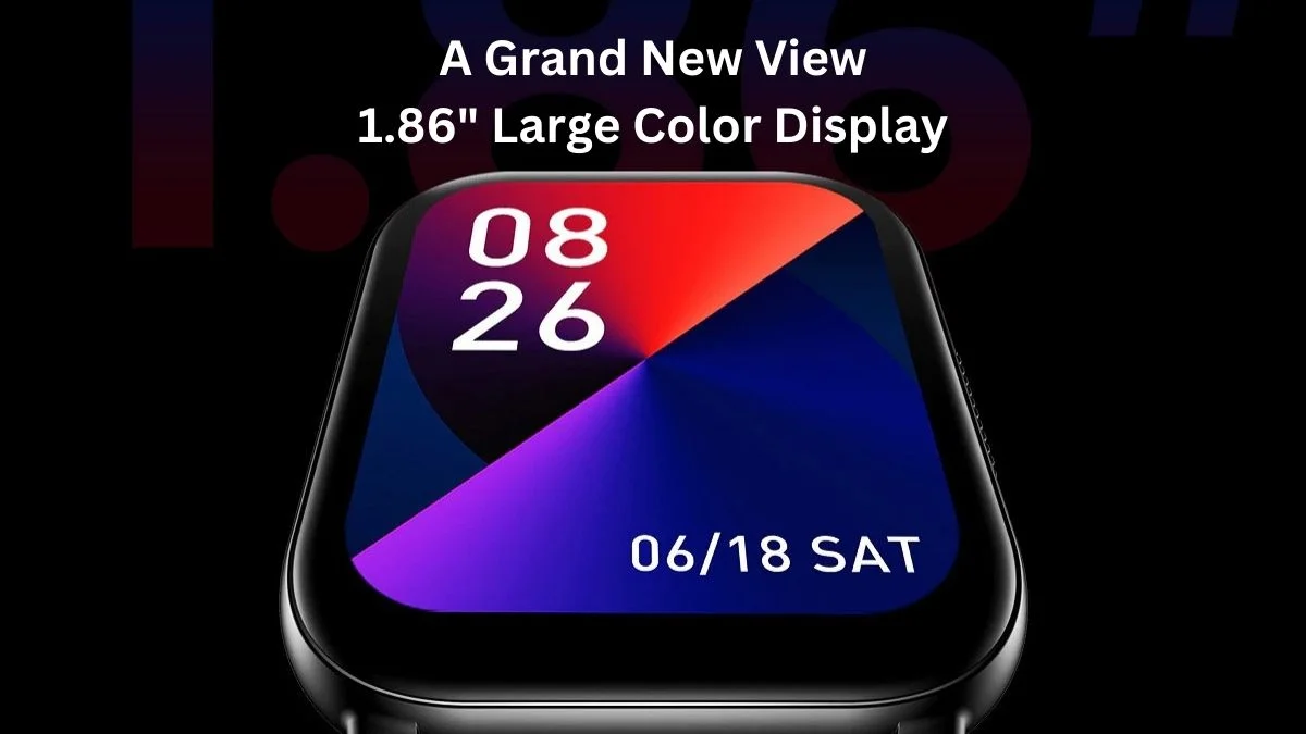 Zeblaze Btalk Smart Watch front view showing large color screen and modern design