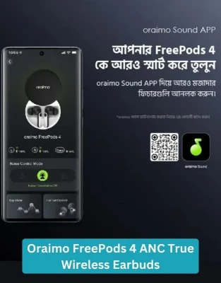 Oraimo FreePods 4 ANC True Wireless Earbuds
