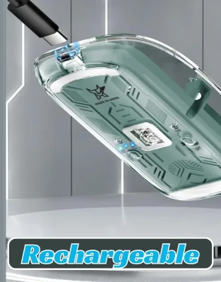 Transparent Magnetic Wireless Mouse