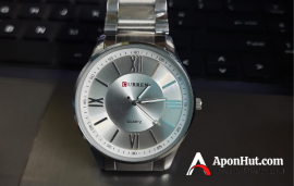 Curren Men Watch (Silver Color)