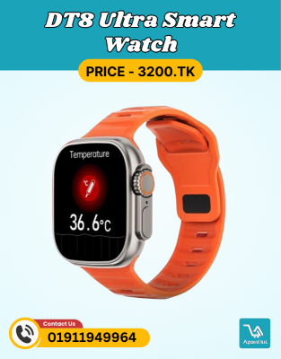 DT No. 1 DT8 Ultra Smart Watch Price in BD