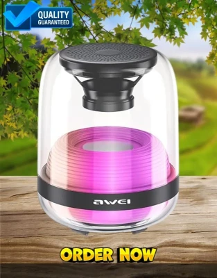 Awei Y386 RGB Light Portable Bluetooth Speaker