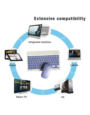 Bluetooth Keyboard & Mouse Combo for Office & Mobile