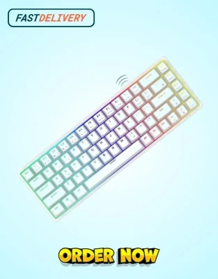 Royal Kludge Rk837 G68 Dual Mode RGB Gaming Keyboard