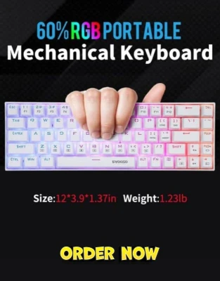 E-yooso Z686 Tri-mode Rgb Hotswap Wireless Mechanical Keyboard